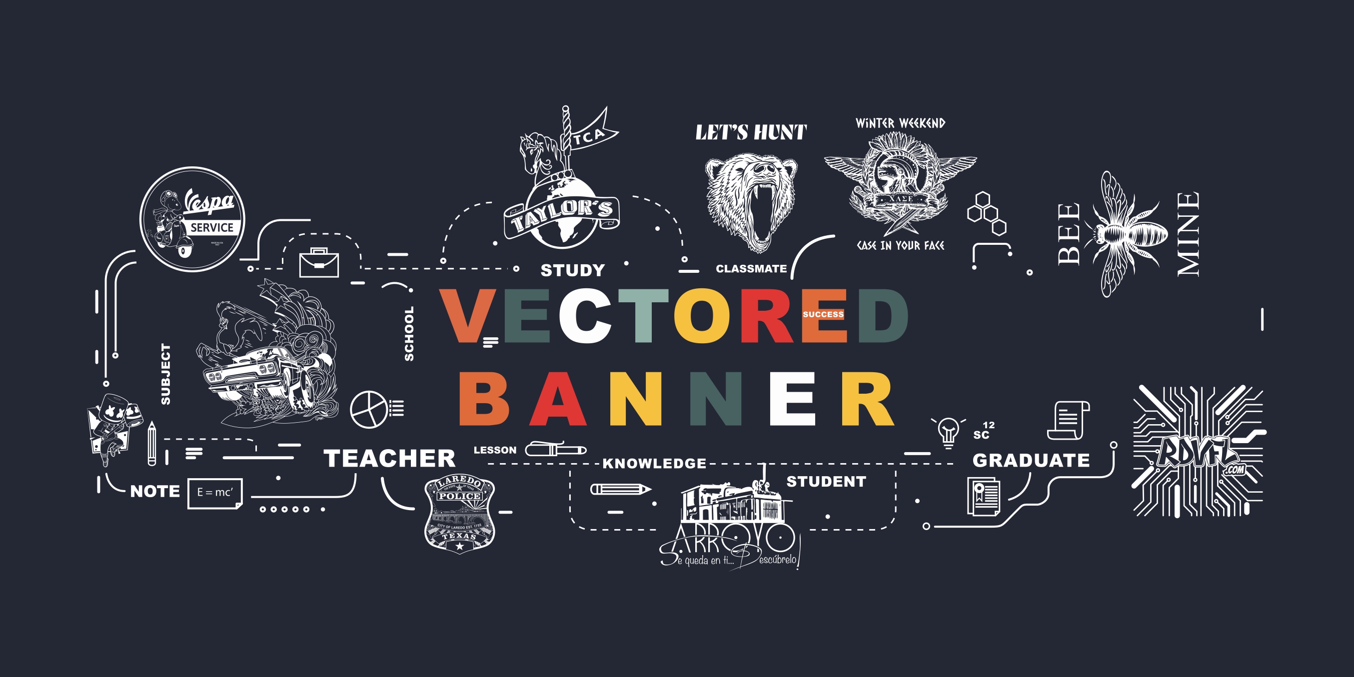 Vectored Banner